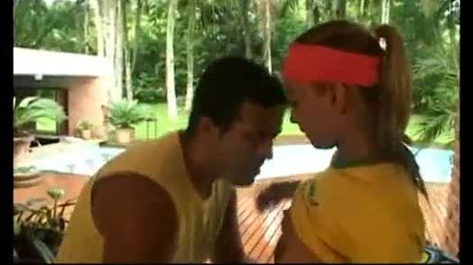 Brazilian outdoor blowjob