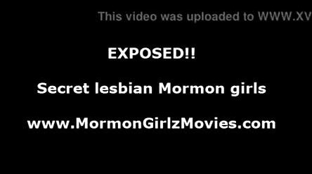 Redhead lesbian fucks Mormon teen with a strapon