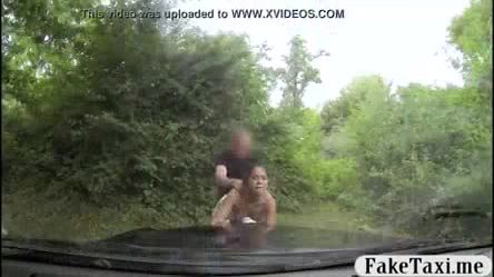 Big boobs woman pounded by nasty driver