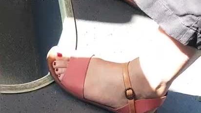 Beautiful Feet in the bus