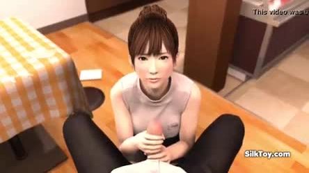 3d big tits handjob restorant