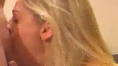 Amateur Blond Gets Anal And A Facial